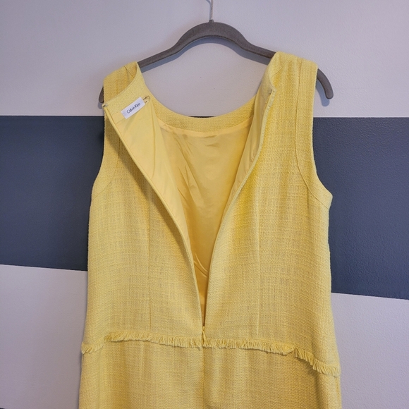 NWT Calvin Klein Fringe Drop Waist Dress Size 14 - Picture 10 of 12